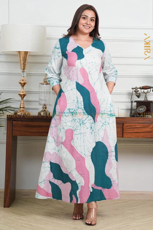 Evening meadow batik dress