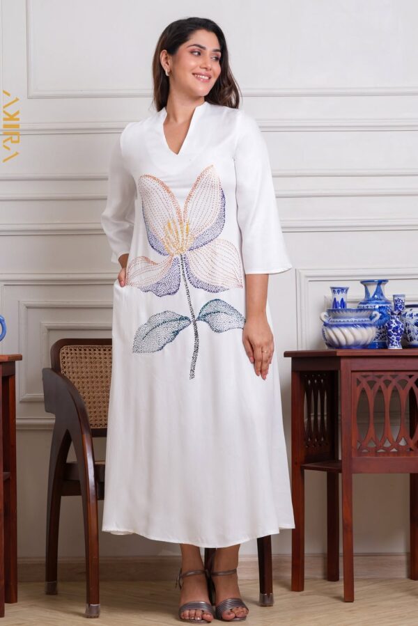 Bright Floral Elegant Dress