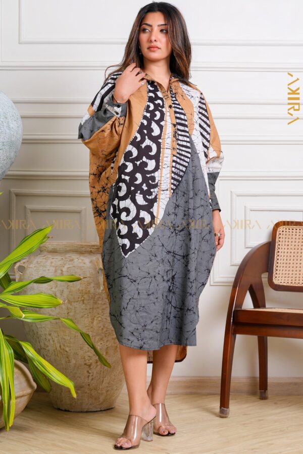 Bloom with quill batik dress