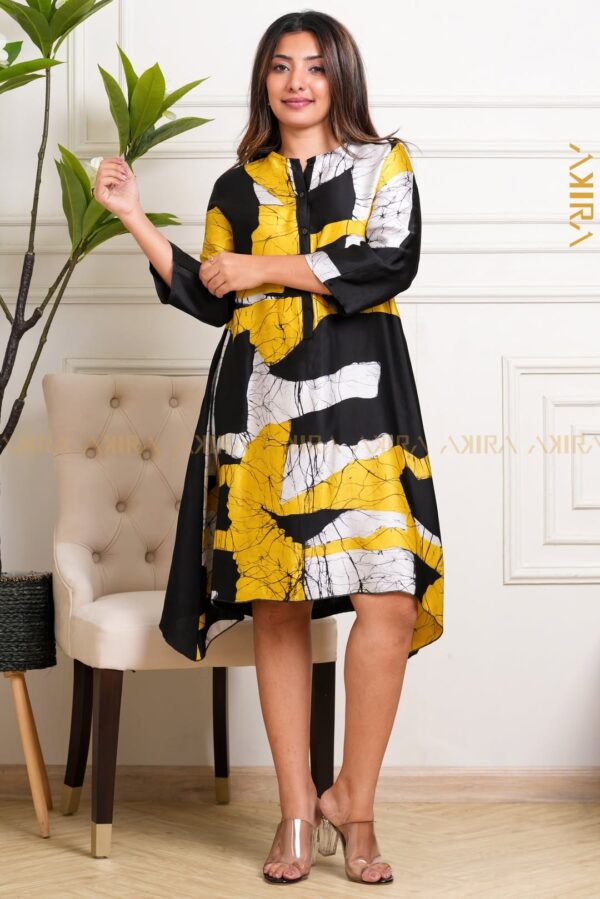 Zovia Butterfly Silk Party Dress