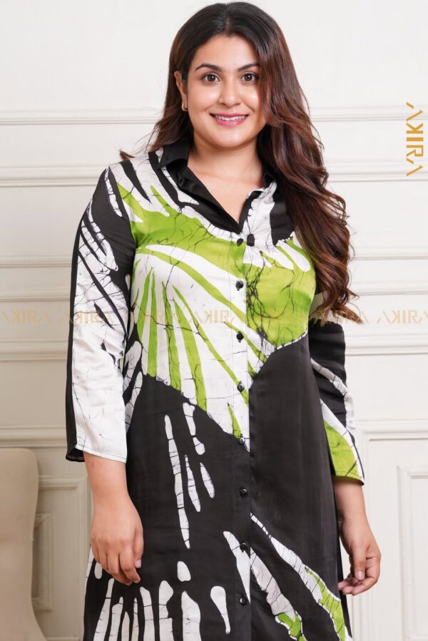 Bloomari Batik Silk Party Dress