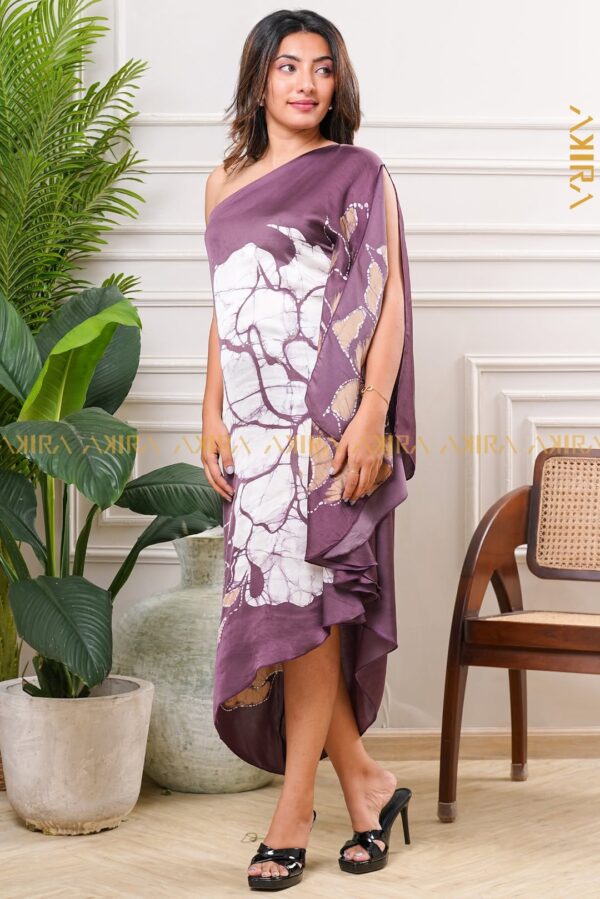 Carnation Silk Party Dress