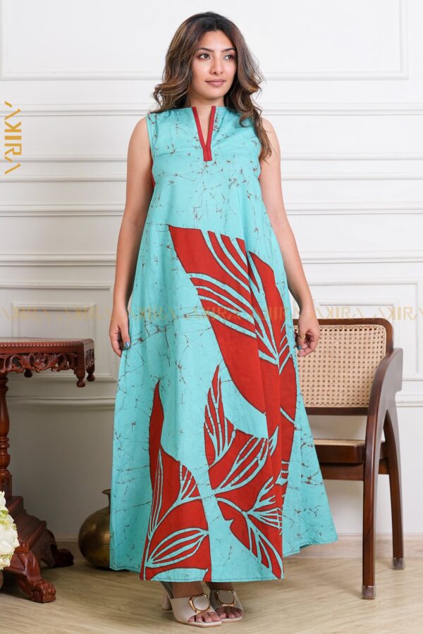 Botanical dream batik dress