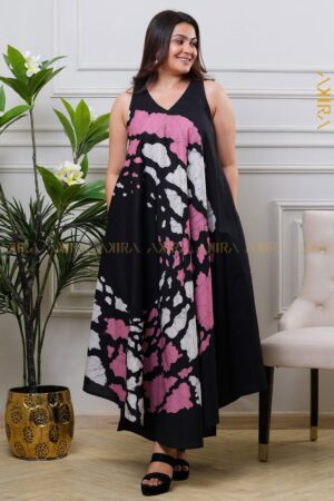 Roselle Luxe Batik Designer Dress