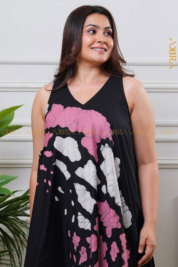 Roselle Luxe Batik Designer Dress