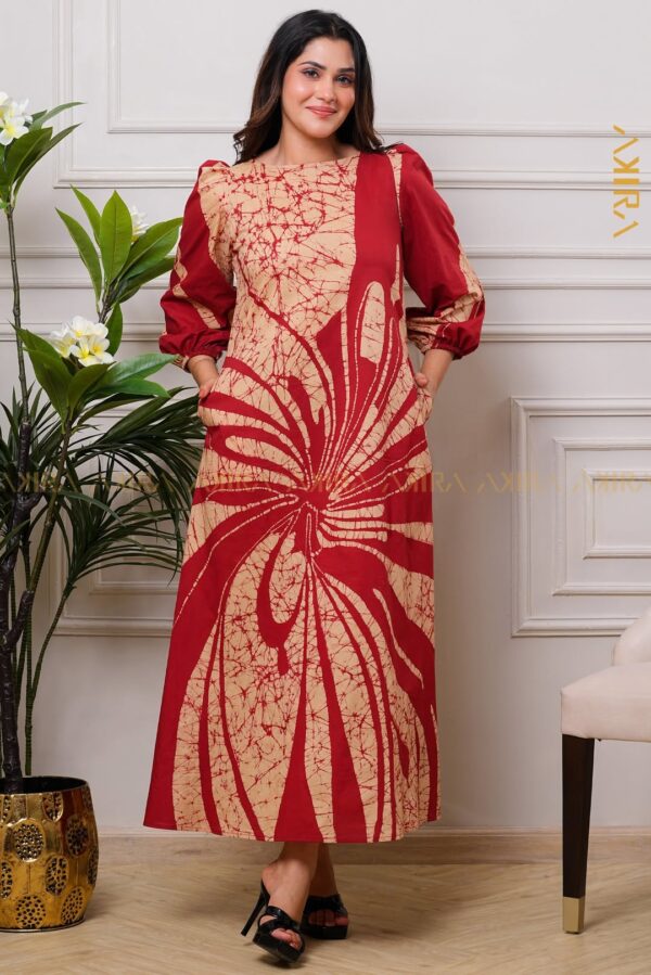 Olian Designer Batik Dress