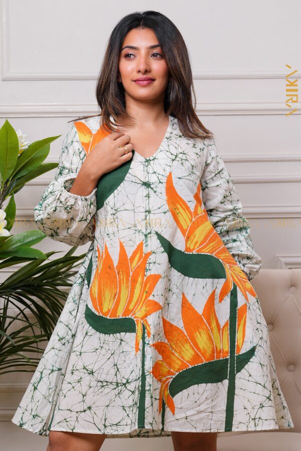 Dorie evening batik dress