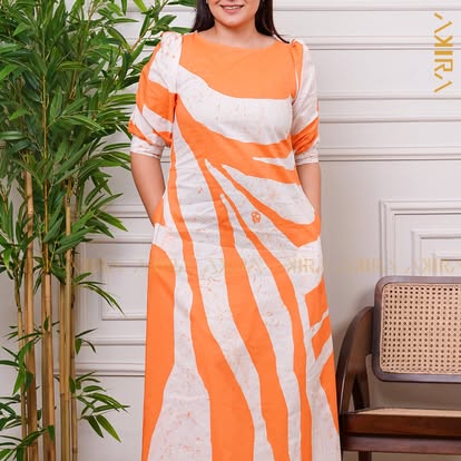 Luna luxe batik designer dress