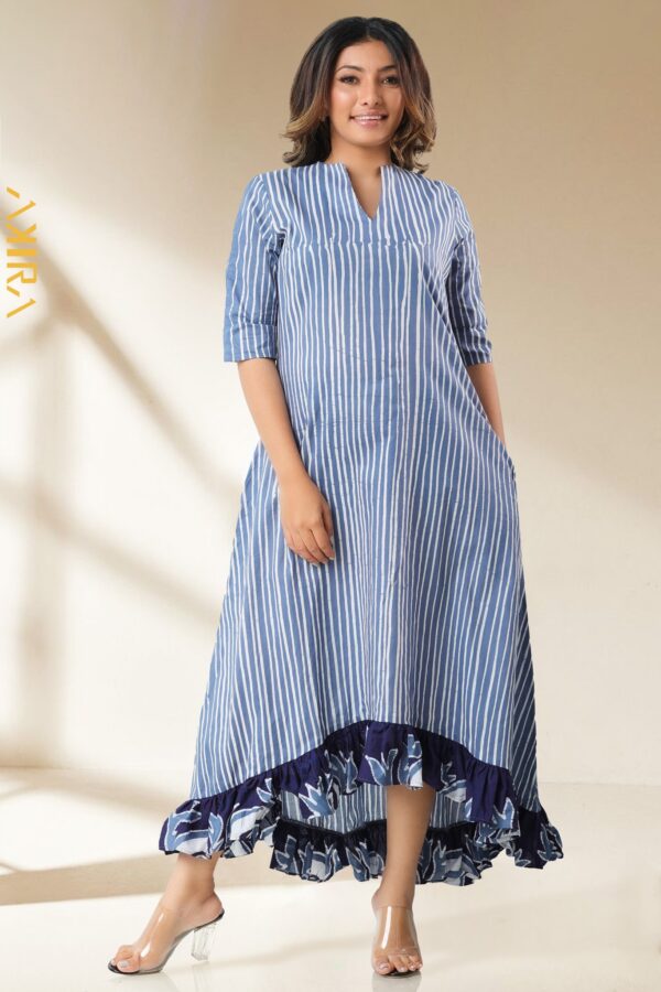 Blue Stipe Vibes Dress