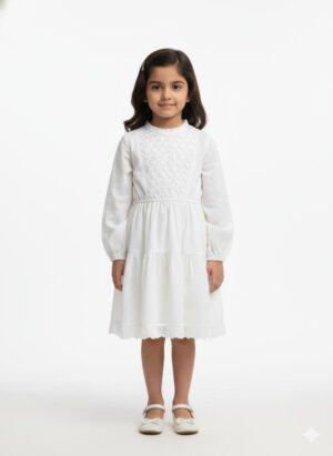 Snowflake Bliss Kids Dress