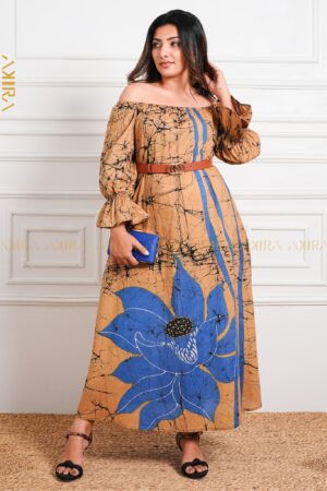 Under Blue Flora Batik Dress