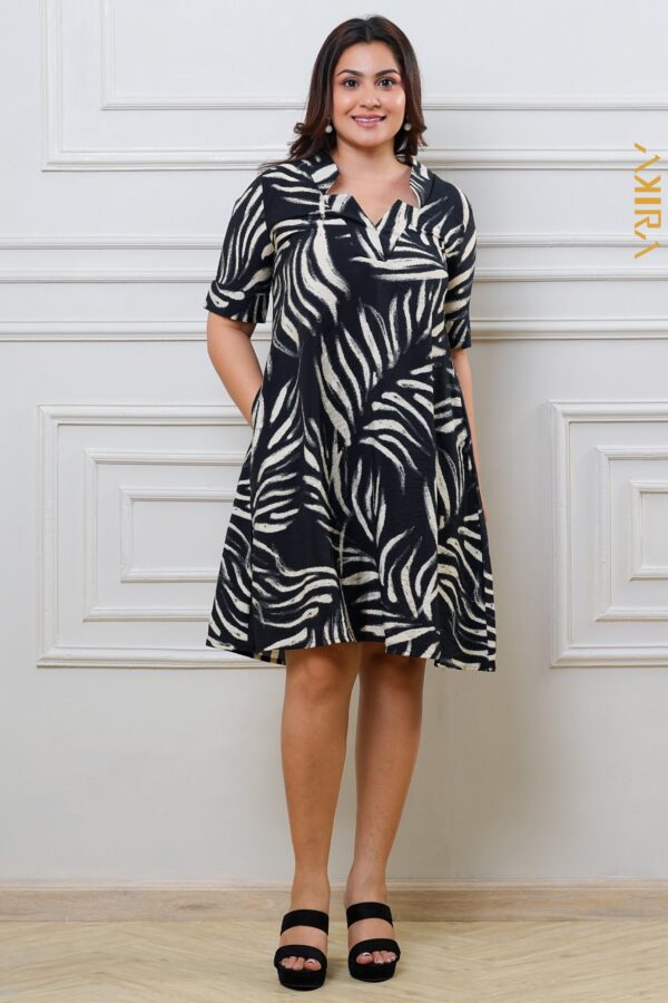 Auri leaf elegant dress