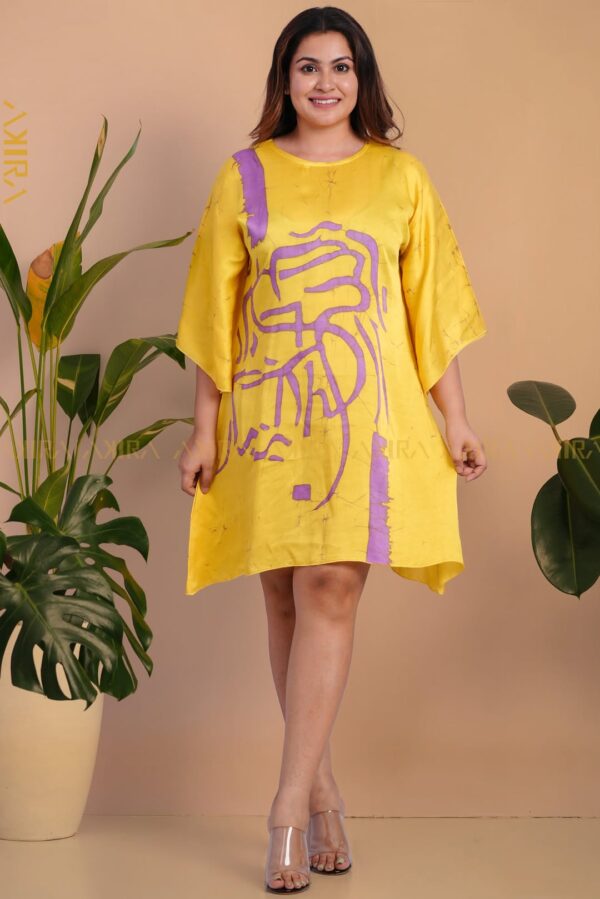 Lady Helene Silk Poncho Dress