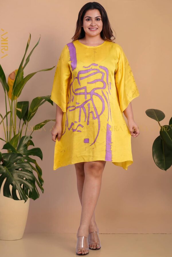 Lady Helene Silk Poncho Dress