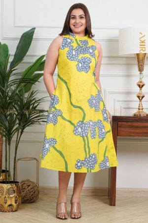 Aurora sun batik designer dress