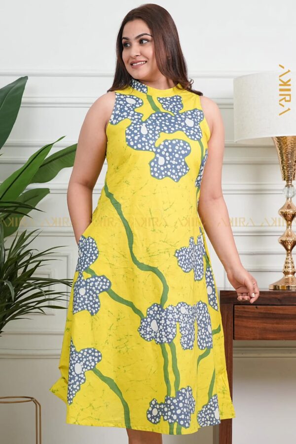 Aurora sun batik designer dress