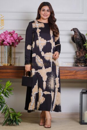 Twilight aura silk party dress