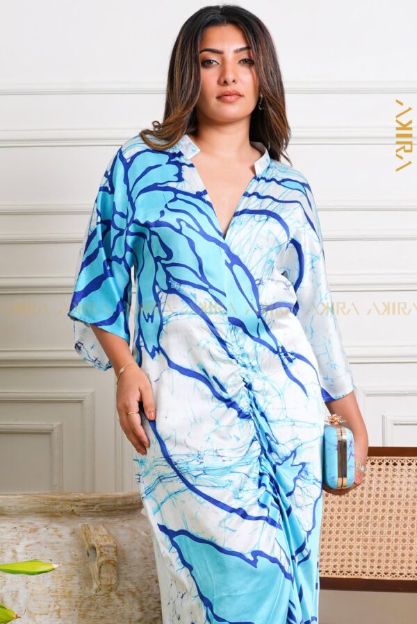 Greece & Garden Silk Party Dress