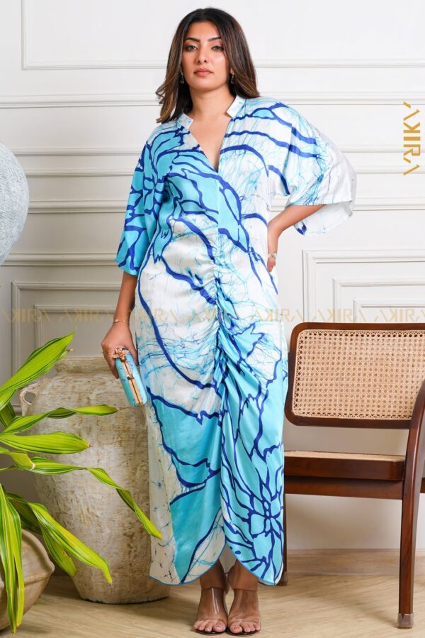 Greece & Garden Silk Party Dress