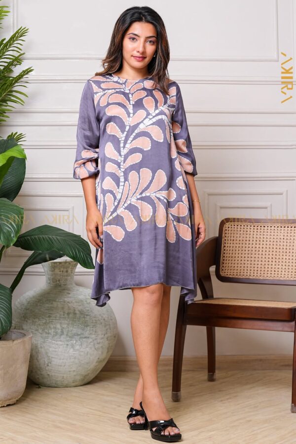 Butterfly Designer Silk Party Dress