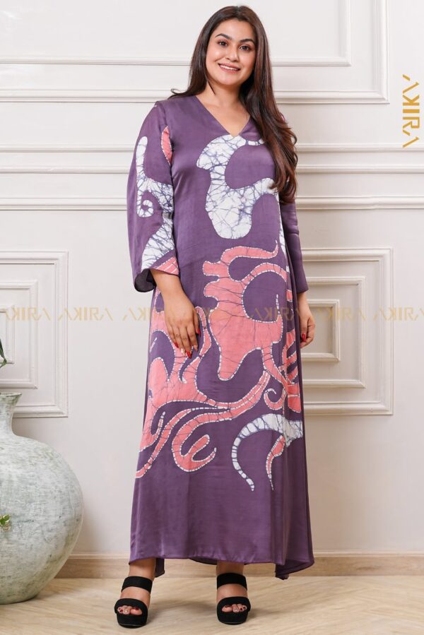 Batik Silken Jewel Party Dress