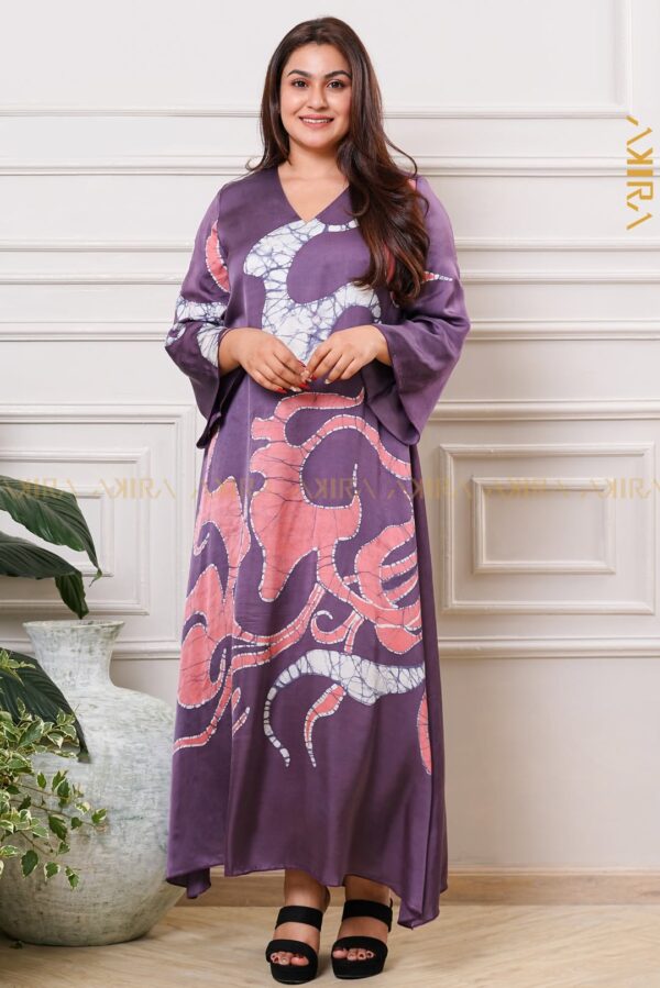 Batik Silken Jewel Party Dress