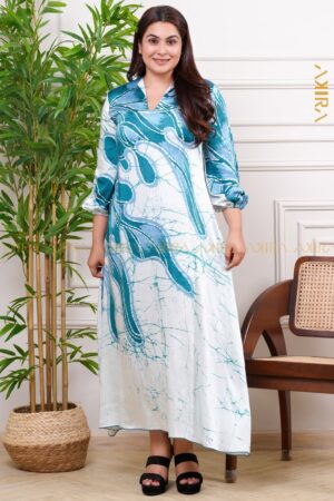 Aurora Hanah Silk Party Dress