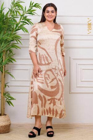 Desert medona silk party dress