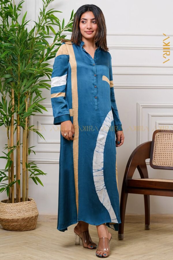 Jasmine wisteria silk party dress