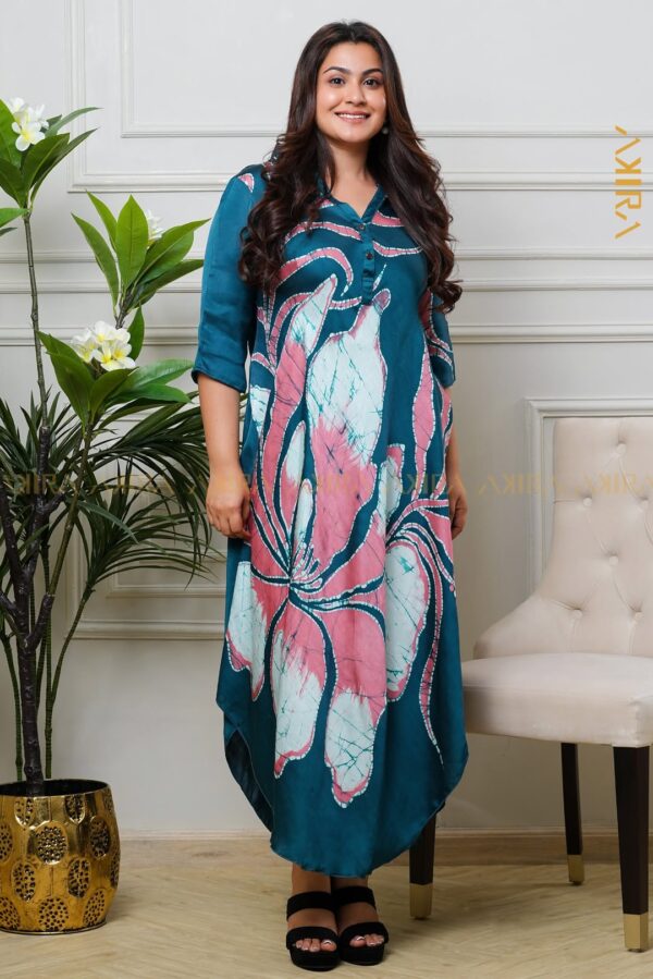 Aurora Daydream Silk Party Dress