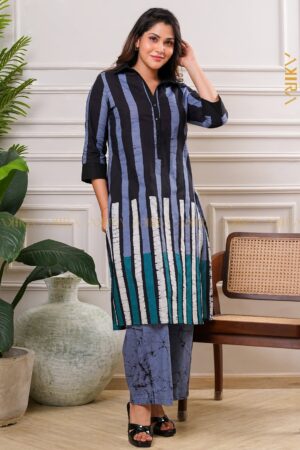 Vintage Charm Batik Designer Top