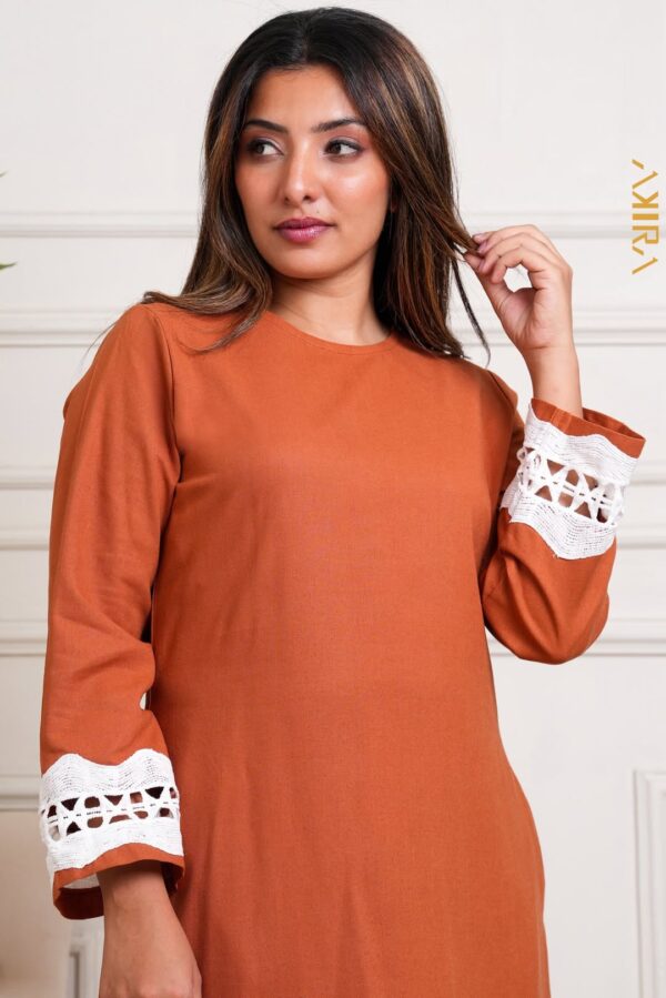 Fleura linen elegant dress