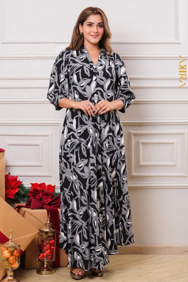 Morning Haze Elegant Dress