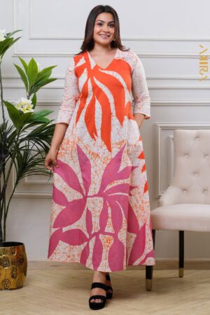 Modeline Batik Designer Dress