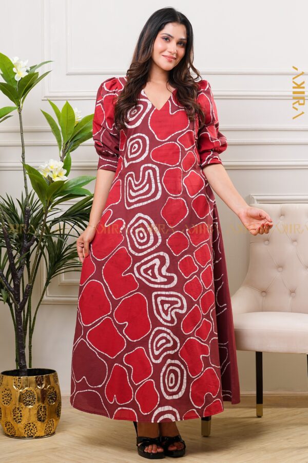 Bloomina Designer Batik Dress