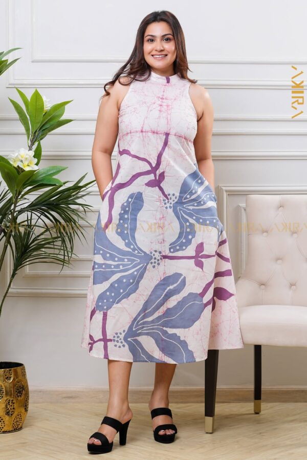 Leonra Elegant Batik Designer Dress