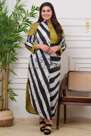 Monarch Haze Batik Dress