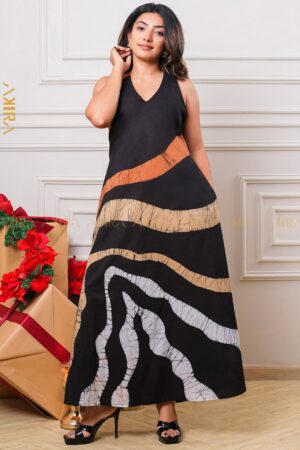 Cloud kiss batik designer dress