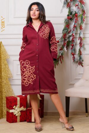 Red Orchid Mist Dress