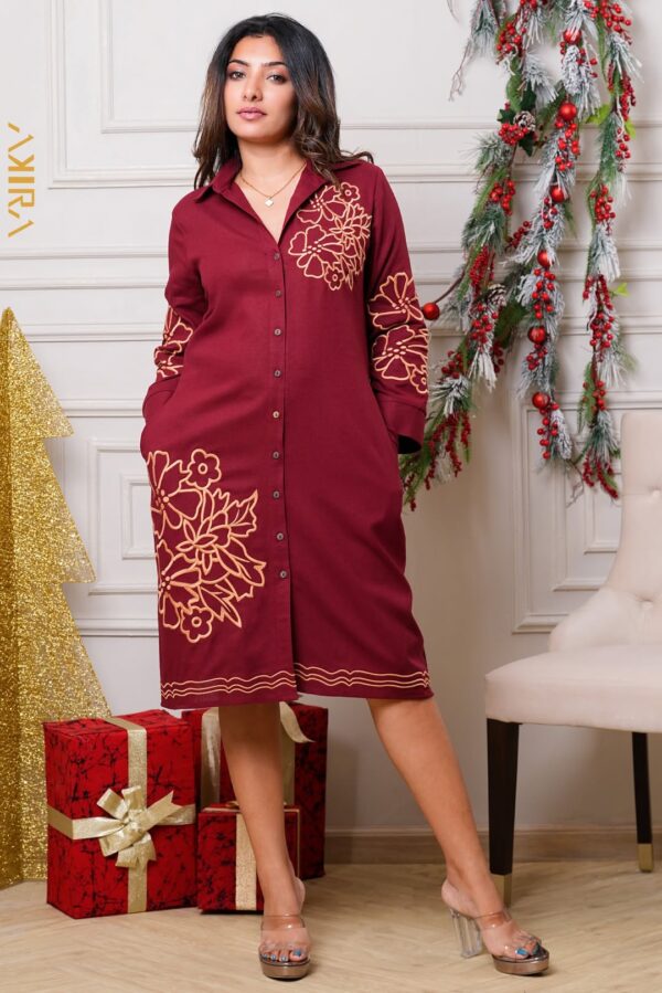 Red Orchid Mist Dress