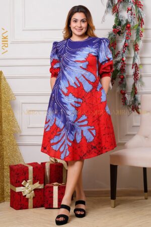 Scarlett Designer Batik Dress