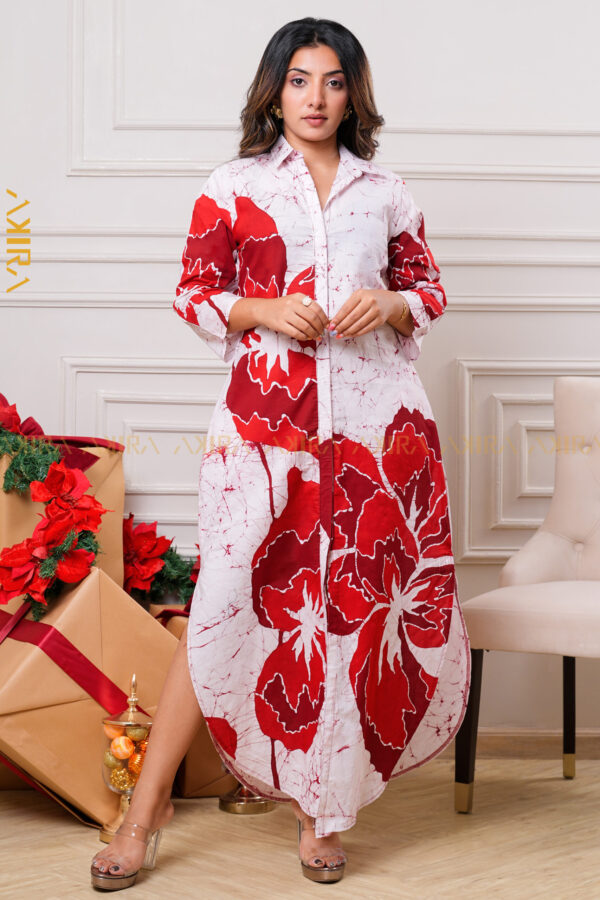 Bloomcrest Satin Dress