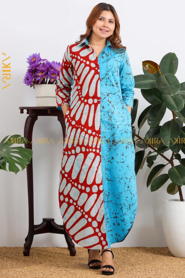 Bluebellia Batik Designer Dress