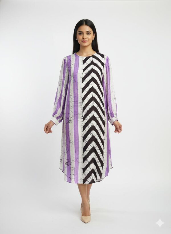 Rina Batik Silk Dress