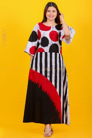 The Serene Circle Batik Dress