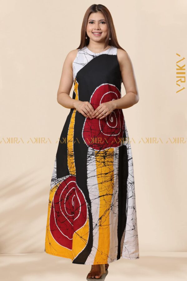 Watsonia Maroons Batik Dress