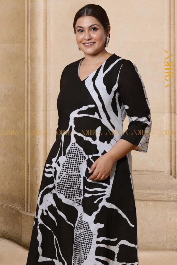 Olivine Dark Batik Dress