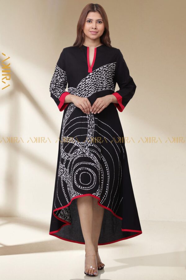 Emberlight Dark Batik Dress