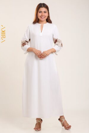 Torch Lily Sleeve Detail Dress