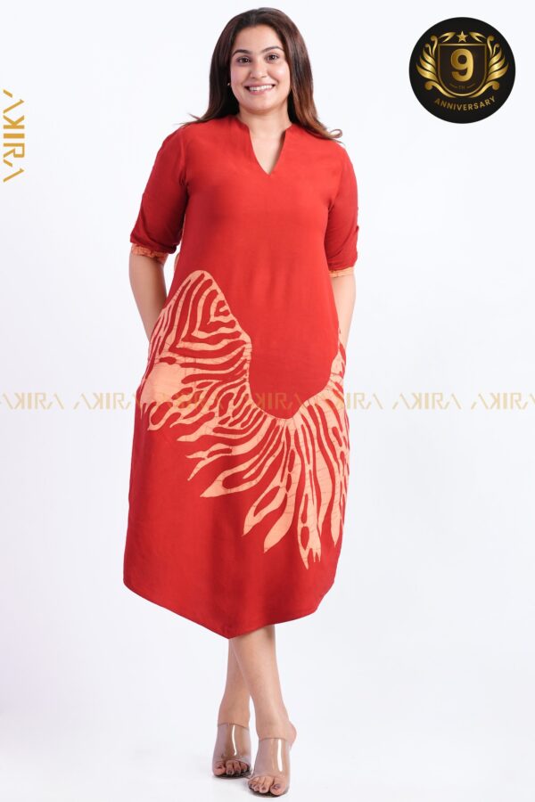 Tulip Batik Designer Dress